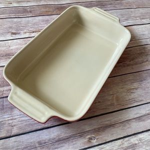 LeCreuset Cherry red rectangle baking dish!